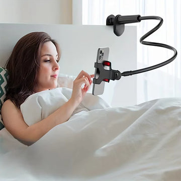 Flexible Gooseneck Phone Holder – Long Arm Bedside Clamp Stand