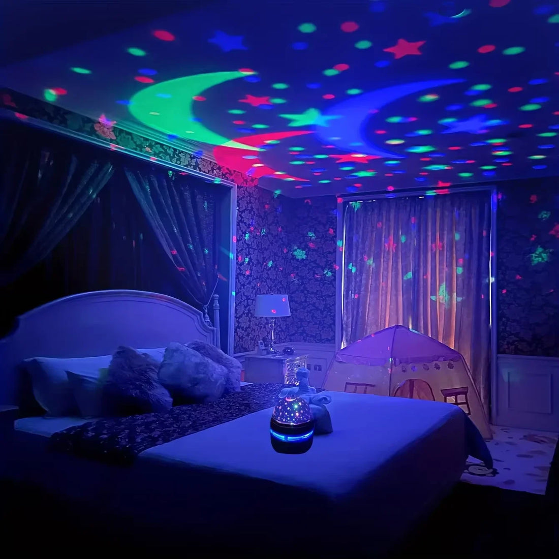 LED Starry Sky Projector – Galaxy Star & Moon Night Light