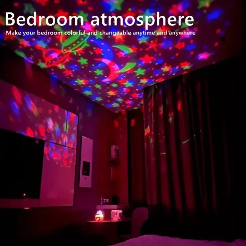 LED Starry Sky Projector – Galaxy Star & Moon Night Light