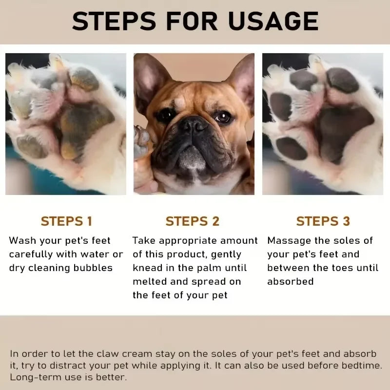 Pet Paw & Nose Balm | Moisturizing Repair Cream for Dogs & Cats (50g)