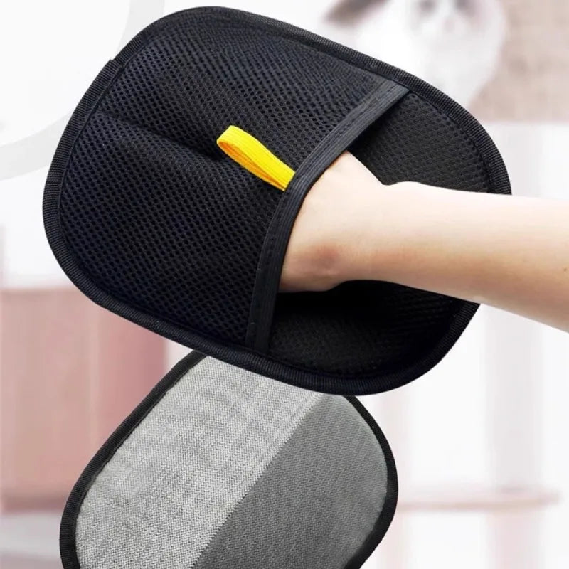 Double-Sided Pet Grooming Glove | Cat & Dog Hair Removal Brush for Shedding & Bathing