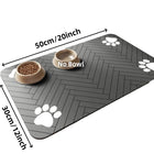 Quick-Dry Pet Feeding Mat | Waterproof & Absorbent Food Bowl Mat for Dogs & Cats