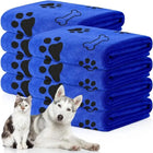 Quick-Dry Microfiber Dog Towel | Ultra Absorbent Pet Bath Towel for Dogs & Cats