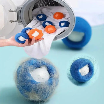 Reusable Pet Hair Remover Laundry Balls | Lint & Fur Catcher for Washing Machine (1–5 Pack)