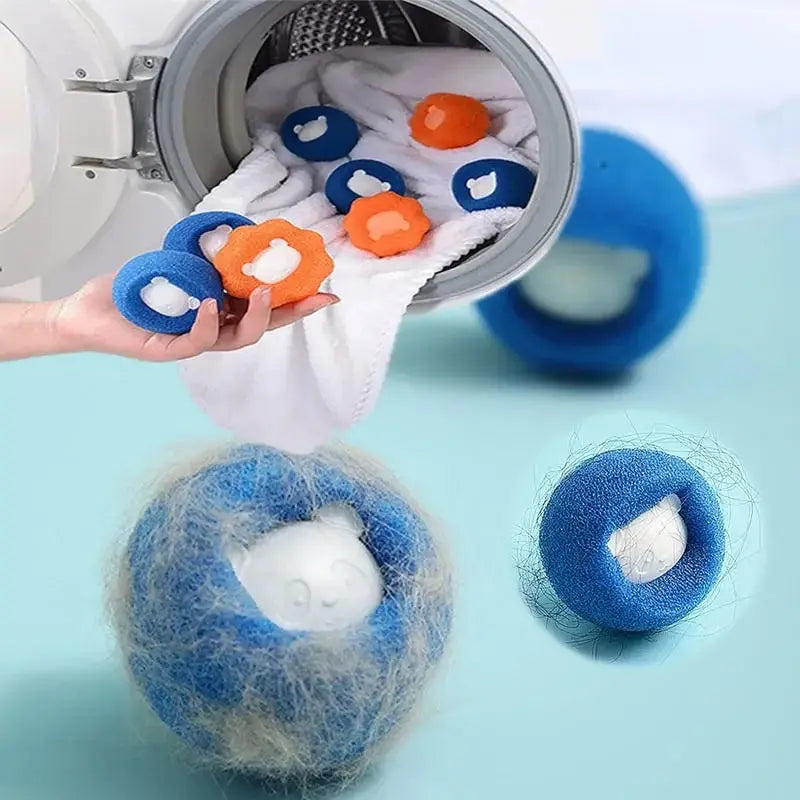 Reusable Pet Hair Remover Laundry Balls | Lint & Fur Catcher for Washing Machine (1–5 Pack)